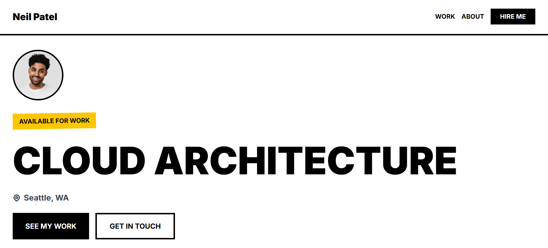 Prime portfolio template